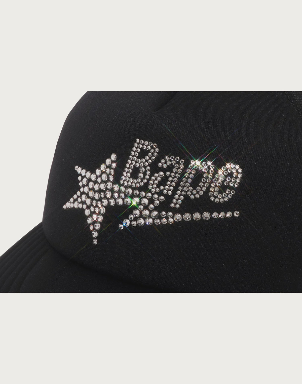 CRYSTAL STONE BAPE STA LOGO MESH CAP LADIES