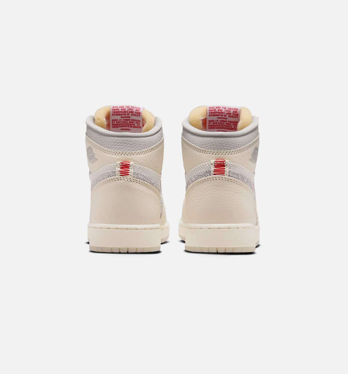 Air Jordan 1 Retro High OG Sail Youth Sneakers - University Red/Pale Ivory/Coconut Milk/Phantom