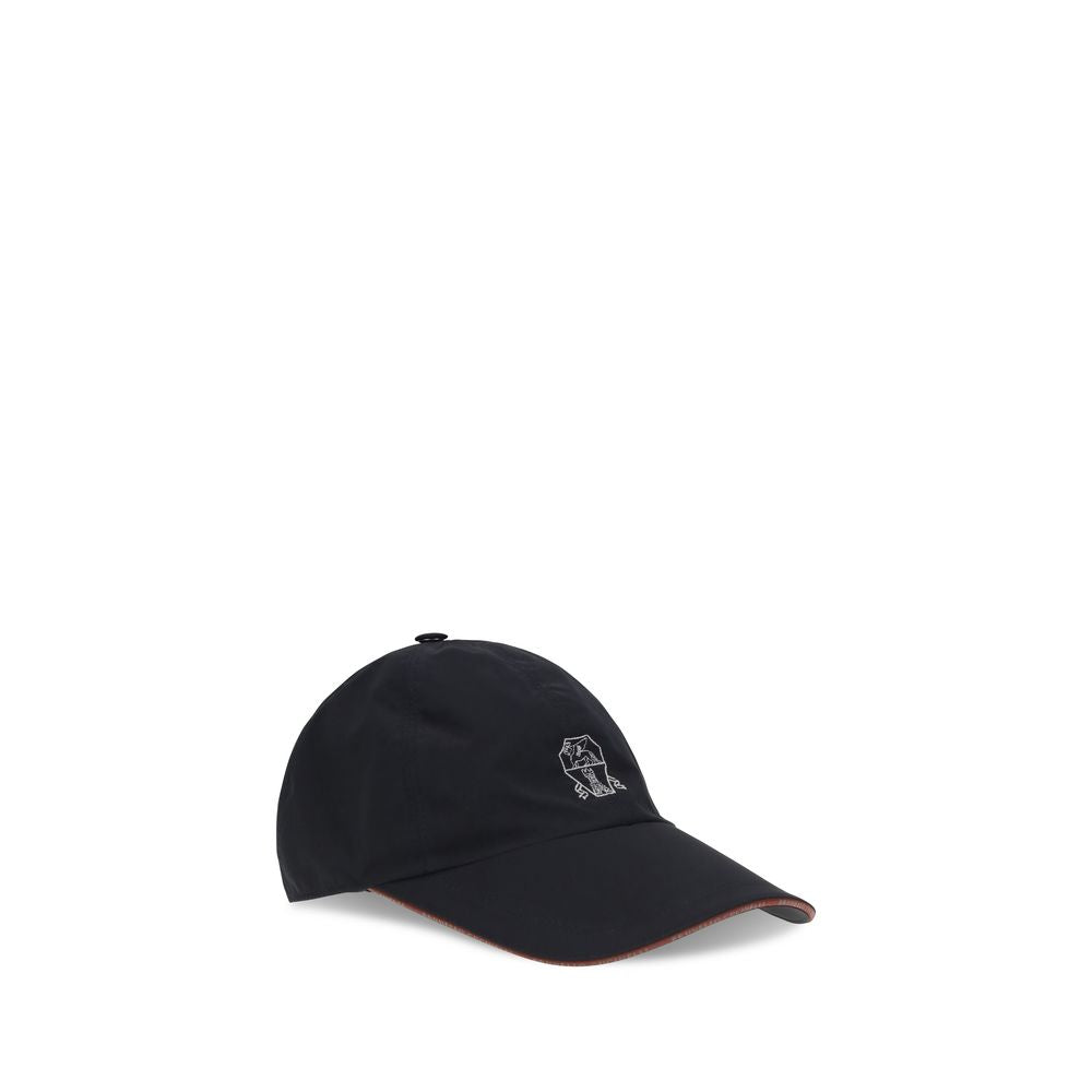 Brunello Cucinelli Blue Cotton Baseball Cap