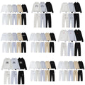 Fear Of God Essentials 3D Silicone Logo Fleece Hoodie Sweatpants Set