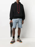 GCDS logo-print cotton hoodie