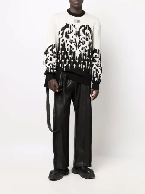 VTMNTS drip-print jumper