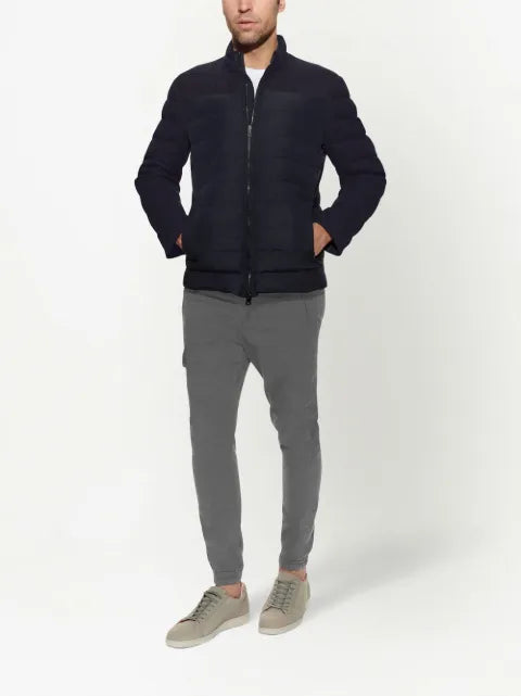 Norwegian Wool quilted padded down jacket