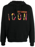 DSQUARED2 Icon-print hooded sweatshirt