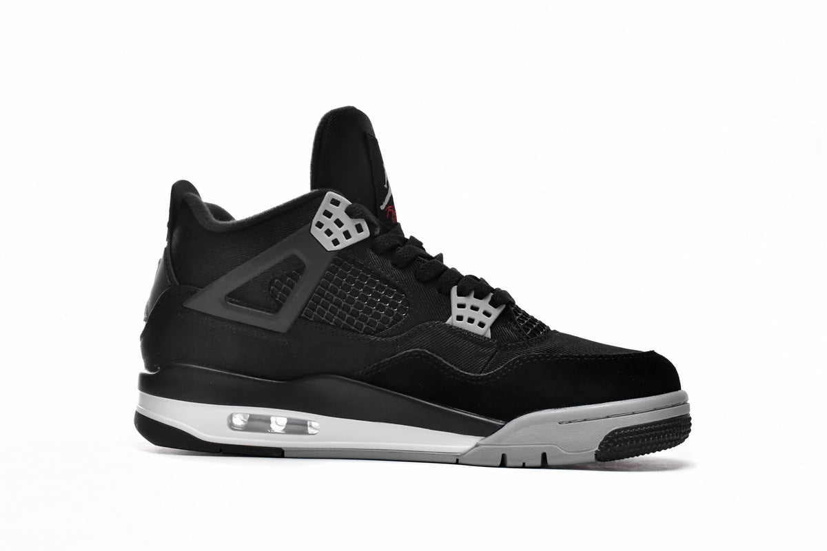 Air Jordan 4 Retro Black Canvas Reps Sneaker-DH7138-006