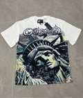 Godspeed Liberty Rising Waves Graphic Tee