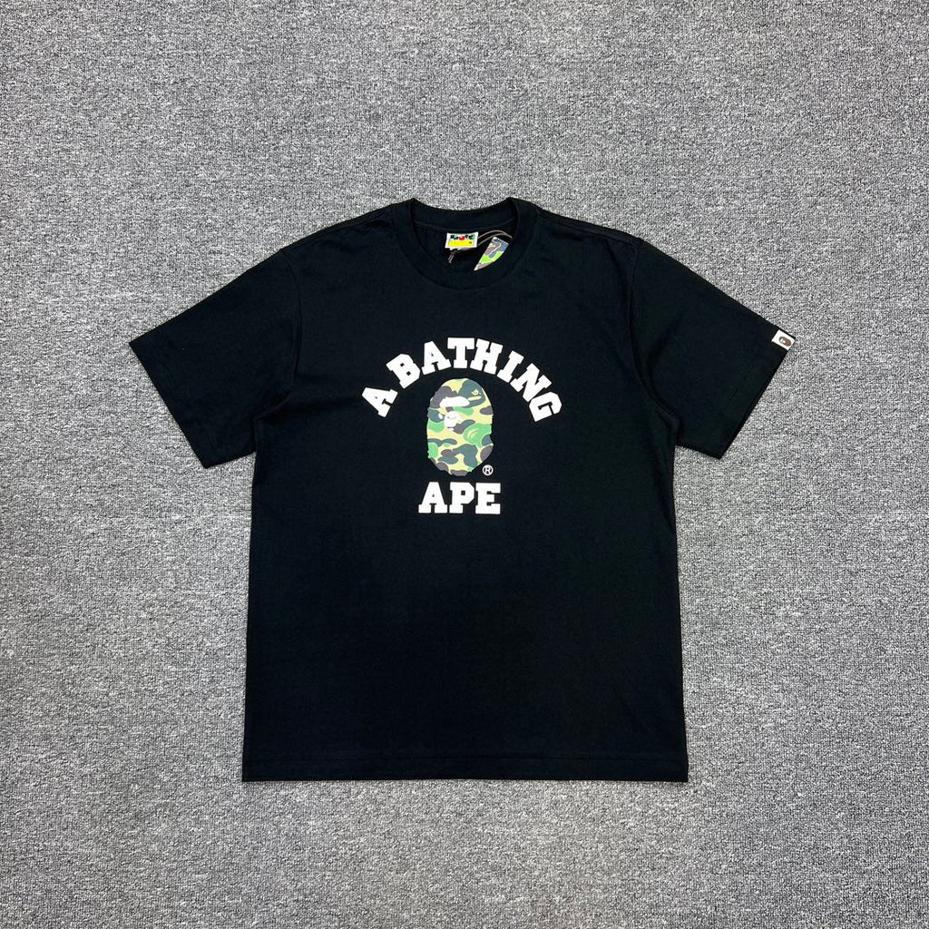BAPE ABC Camo Ape Head College Tee Oversized Unisex T-Shirt