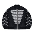 Black Huge Brit Bomber Jacket