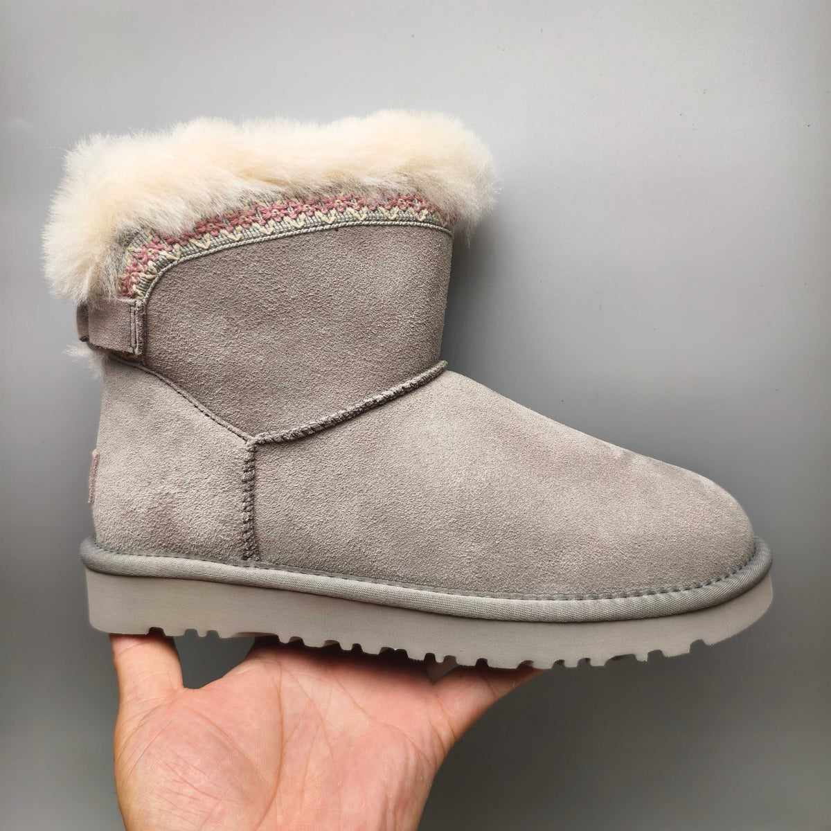 Grey Ethnic Style Back-Strap Casual Shoes — New Arrival | In Stock
