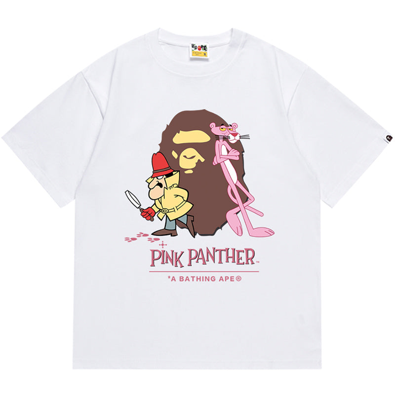 BAPE x Pink Panther Ape Head Men's T-Shirt - Pink