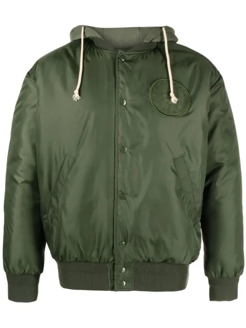 Autry logo-patch bomber jacket