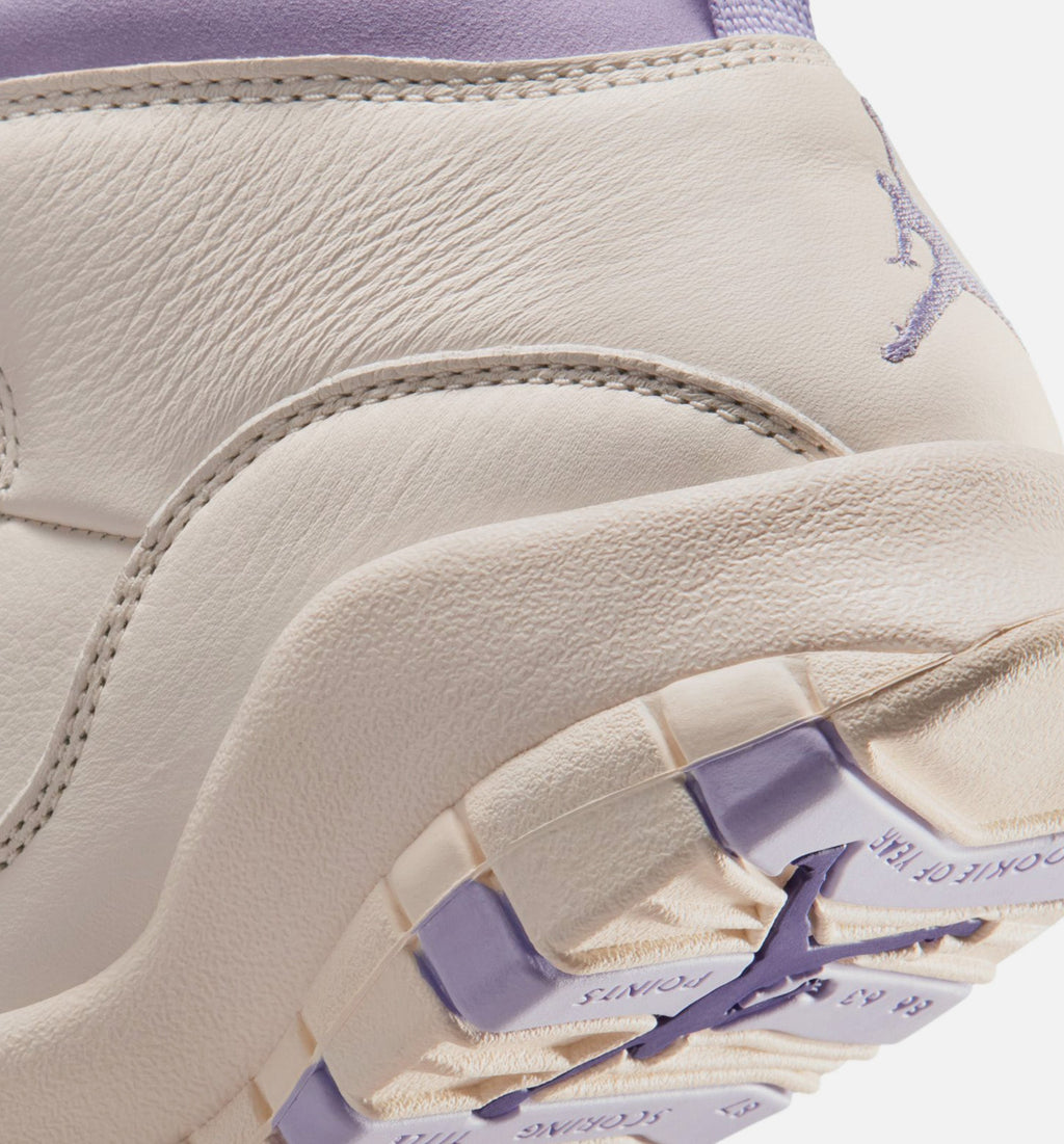 Air Jordan 10 Retro Hydrangeas – Women's Lifestyle Shoe | Chalk/Hydrangeas/Wild Grape