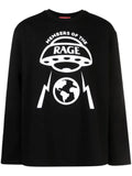 MEMBERS OF THE RAGE illustration-print cotton sweatshirt