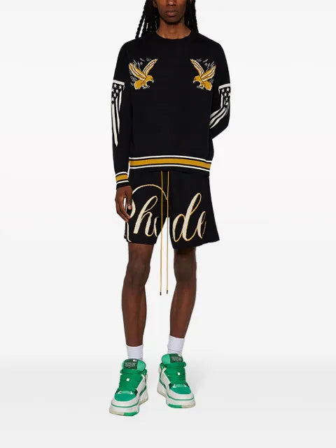 RHUDE Eagle Souvenir intarsia knit jumper
