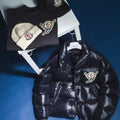 Moncler Logo Puffer Jacket - Black