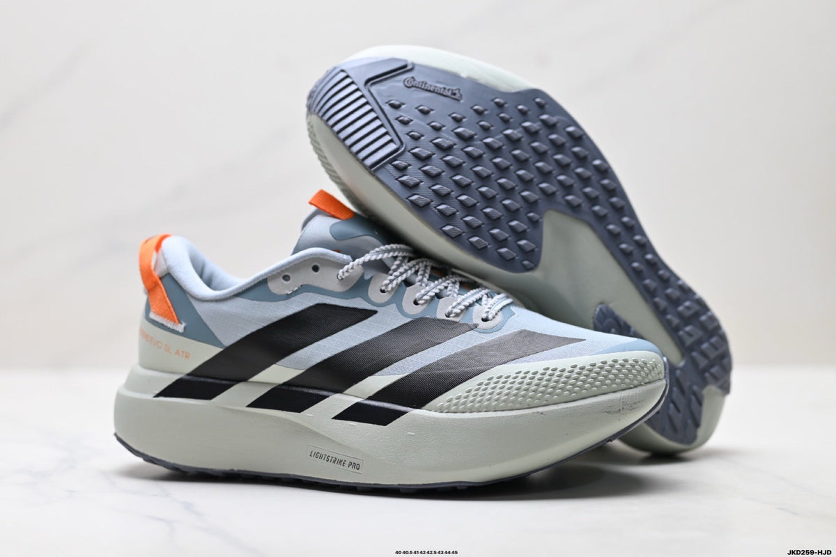 Adidas K81801550 Men's Running Shoes - 3 Colorways incl. Light Blue/Grey & Light Grey/Orange