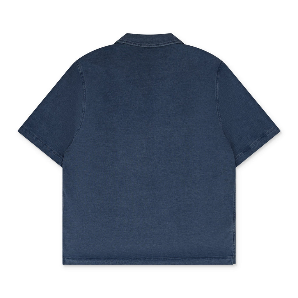 Blue Jersey Short Sleeve Shirt
