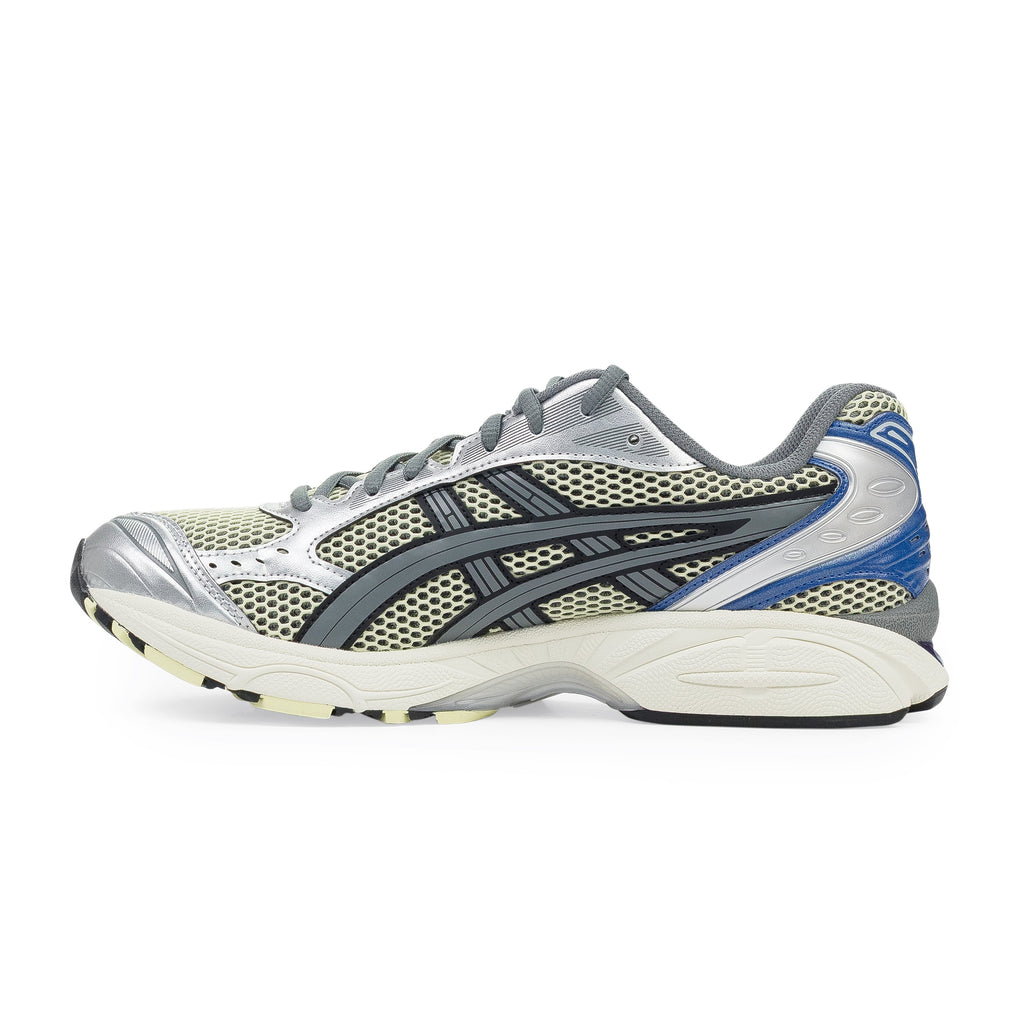 Soft Yellow / Asics Blue Gel-Kayano 14
