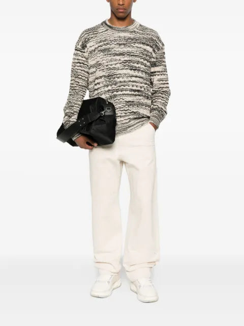 Axel Arigato marl-knit crew-neck sweater