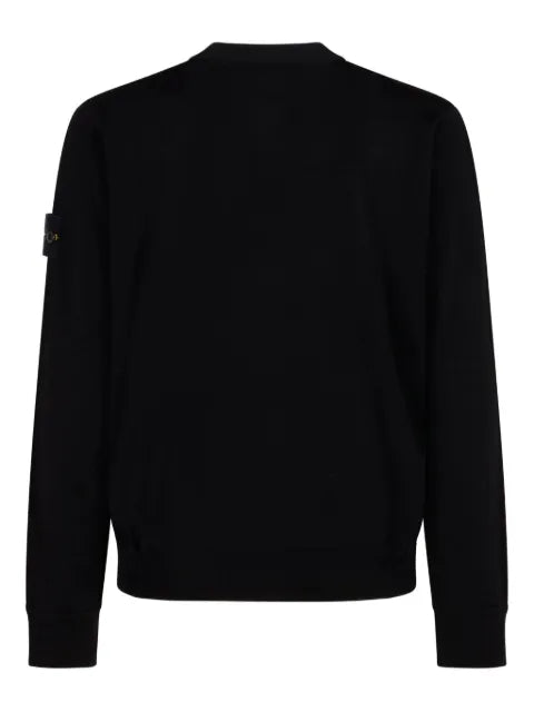 Stone Island logo-patch buttoned cardigan