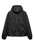 Prada hooded zip-front jacket