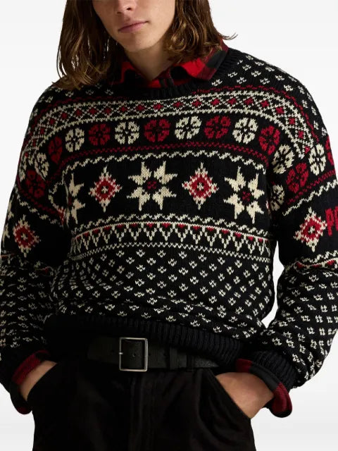 Polo Ralph Lauren fair-isle pattern crew-neck sweater