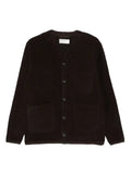 Universal Works wool patch-pocket cardigan
