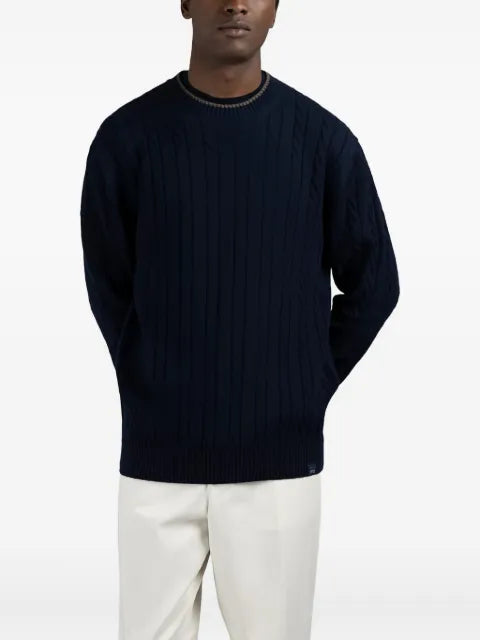 Paul & Shark cable-knit turtleneck sweater