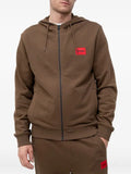 HUGO zip-up hooded jacket