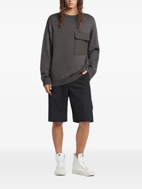 Courrèges utility wool sweater