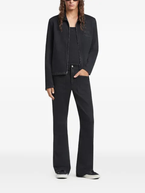 Courrèges City Shadow zip-fastening logo jacket