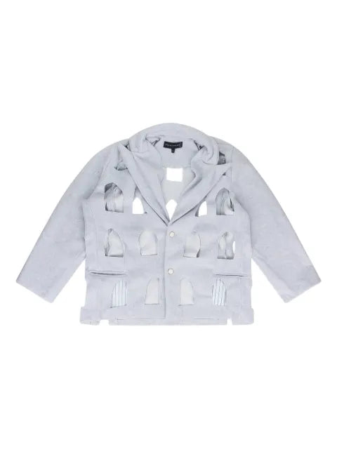 Who Decides War cut-out detail blazer