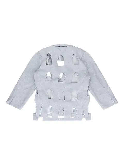 Who Decides War cut-out detail blazer