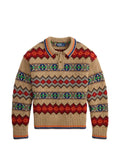 Polo Ralph Lauren Fair Isle-knit polo-collar sweater