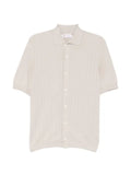 Brunello Cucinelli ribbed buttoned polo shirt