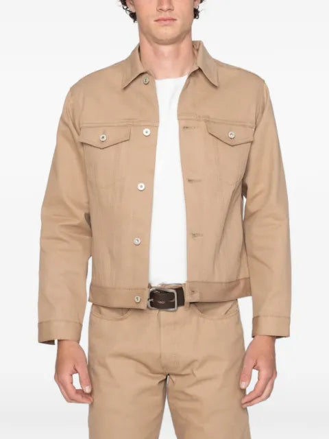 Naked and Famous Selvedge Slacks patch pocket denim jacket