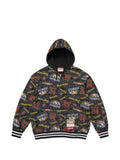 Supreme x Mitchell & Ness NBA logo-print zip-up hoodie