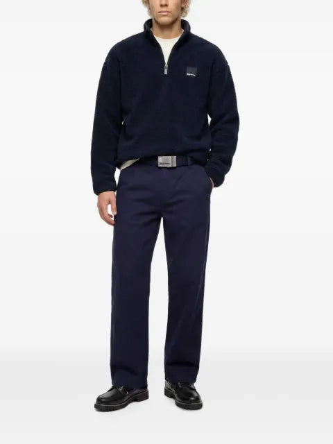 Karl Lagerfeld Jeans boxy half-zip sweater