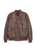 Peuterey Fionia zip-up leather jacket