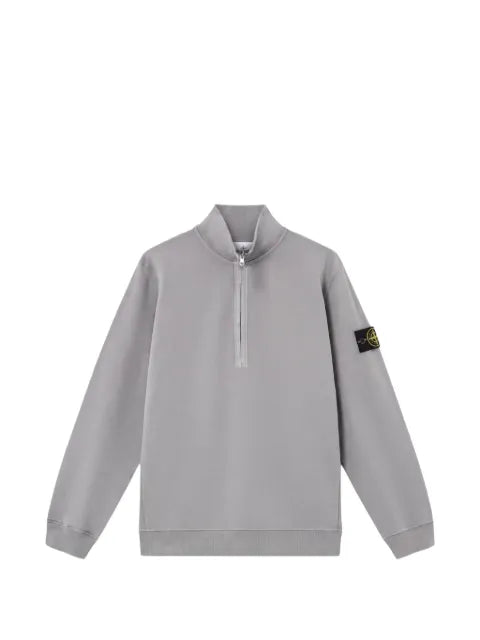 Stone Island 6100068 brushed organic-cotton fleece sweatshirt