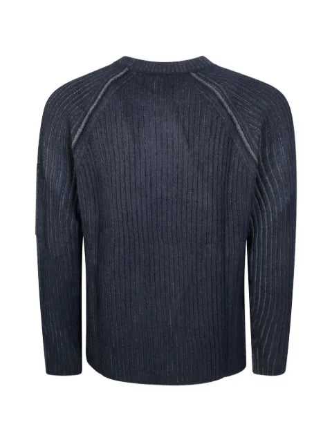 C.P. Company fleece-knit Lens crewneck sweater
