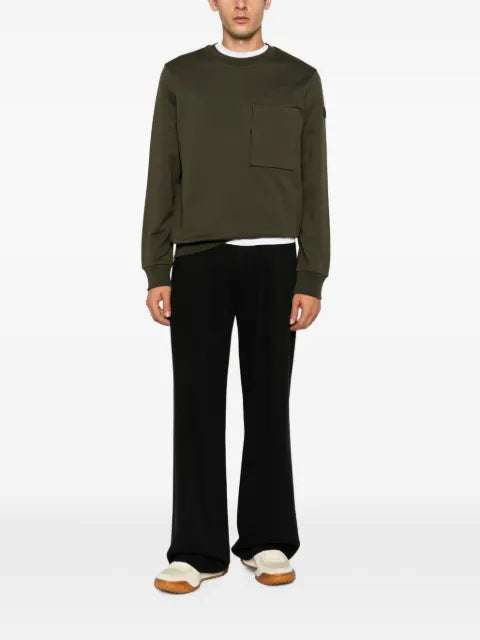 Moncler logo-embossed sweatshirt