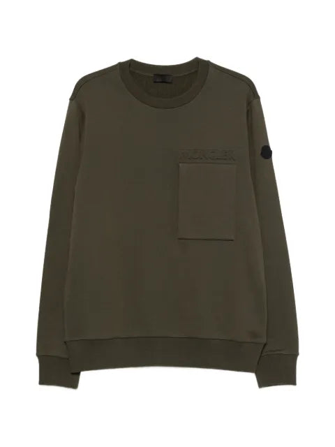 Moncler logo-embossed sweatshirt