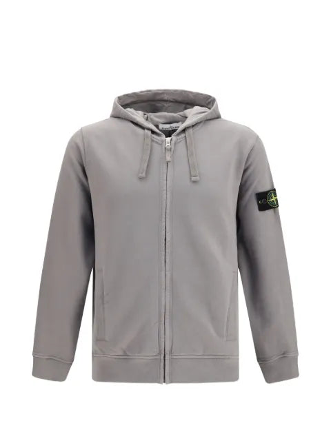 Stone Island 6100067 brushed organic cotton fleece hoodie