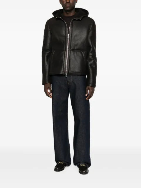 DONDUP hooded shearling jacket