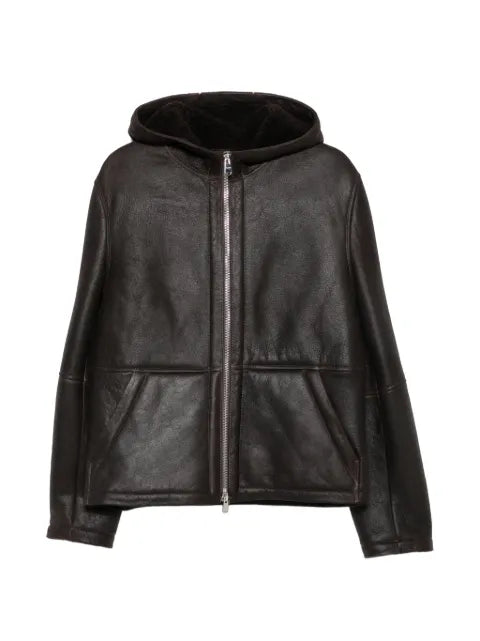 DONDUP hooded shearling jacket