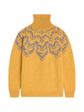 DRIES VAN NOTEN intarsia wool sweater