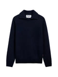 Sebago shawl-collar knitted sweater