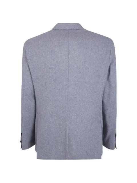 Barba single-breasted wool blazer