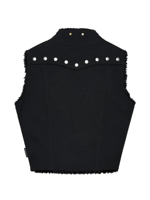 Andersson Bell studded faux-shearling gilet